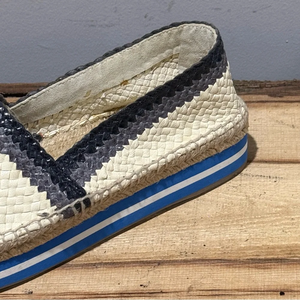 Prada espadrille sz 37.5 Platform flat ~ LEFT SHOE ONLY